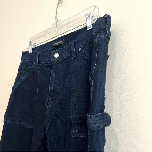 Banana Republic Mens’s Athletic Utility Jeans Dark Wash Size 33x32 - Picture 7 of 16